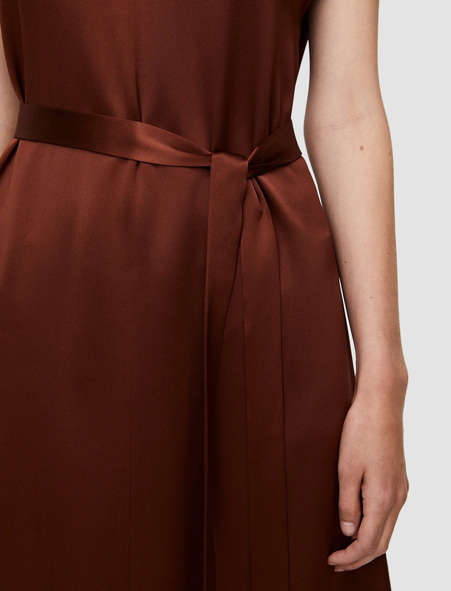 Silk Satin Dauphine Dress - 5