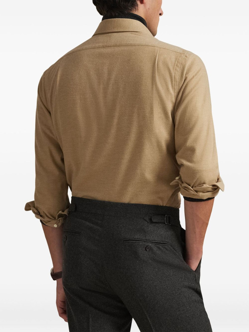 embroidered-logo shirt 4