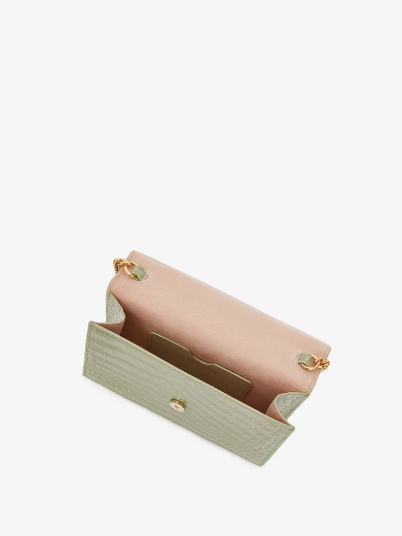 Small Skull Bag in Sage - 4