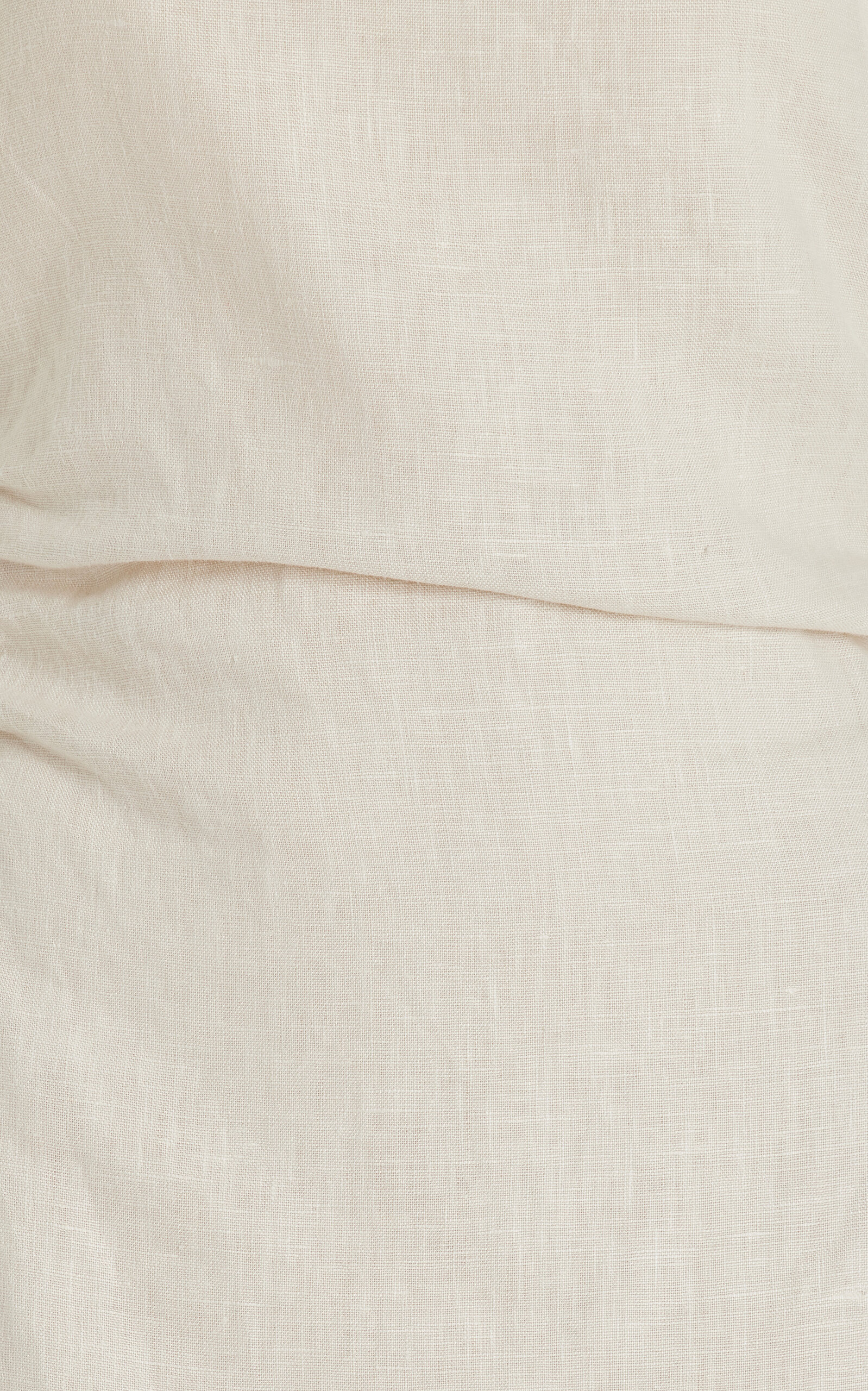 Affogato Tie-Detailed Linen Maxi Dress ivory - 5