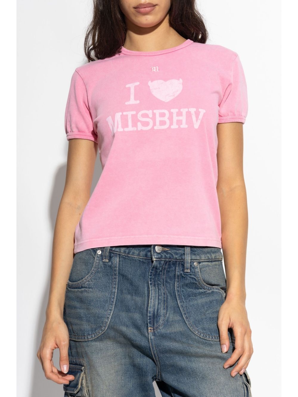 logo print t-shirt - 3