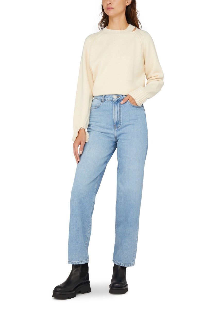 Straight leg denim - 2