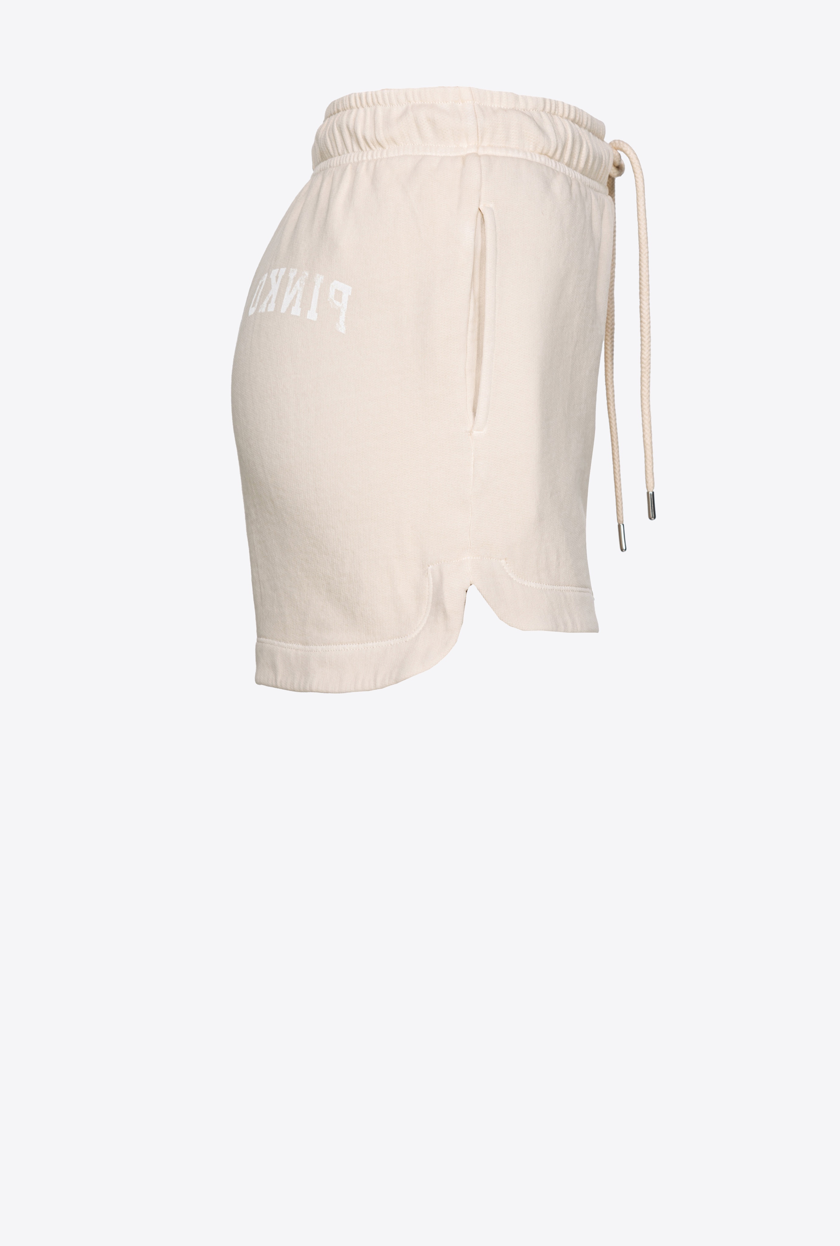 FLEECE SHORTS WITH LOGO PRINT - 7