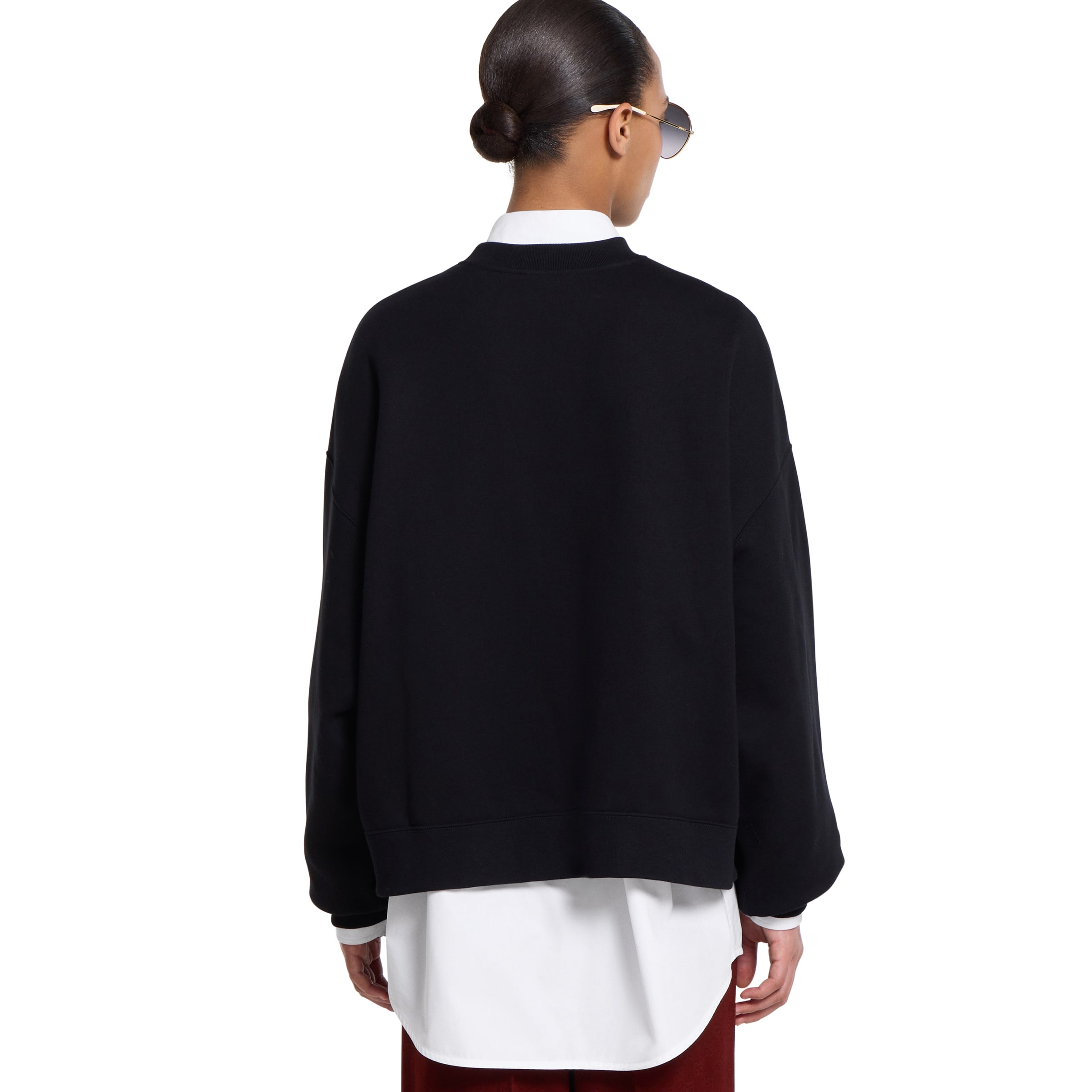 Brushed cotton jersey sweatshirt - 4