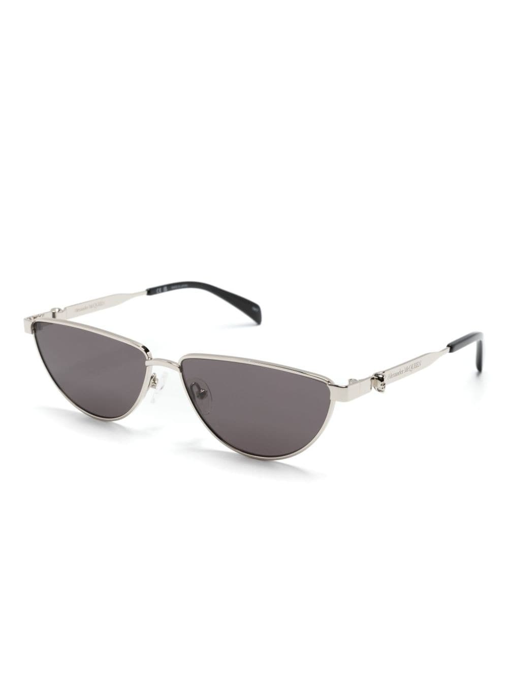 skull-appliquÃ© cat-eye sunglasses - 2