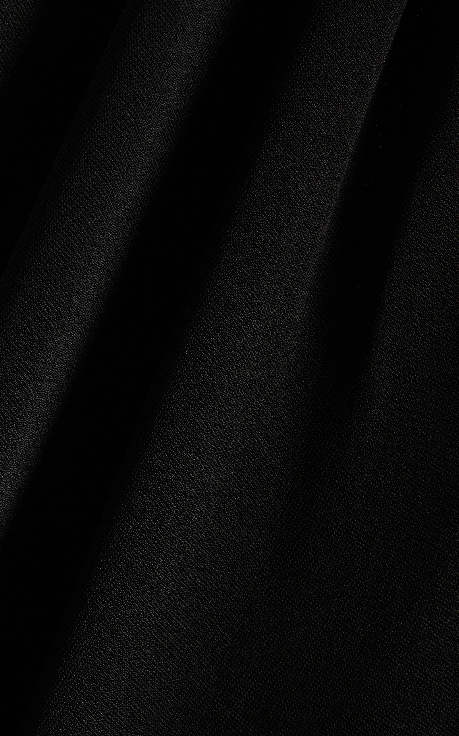 Overlapped Scarf Dress black - 5