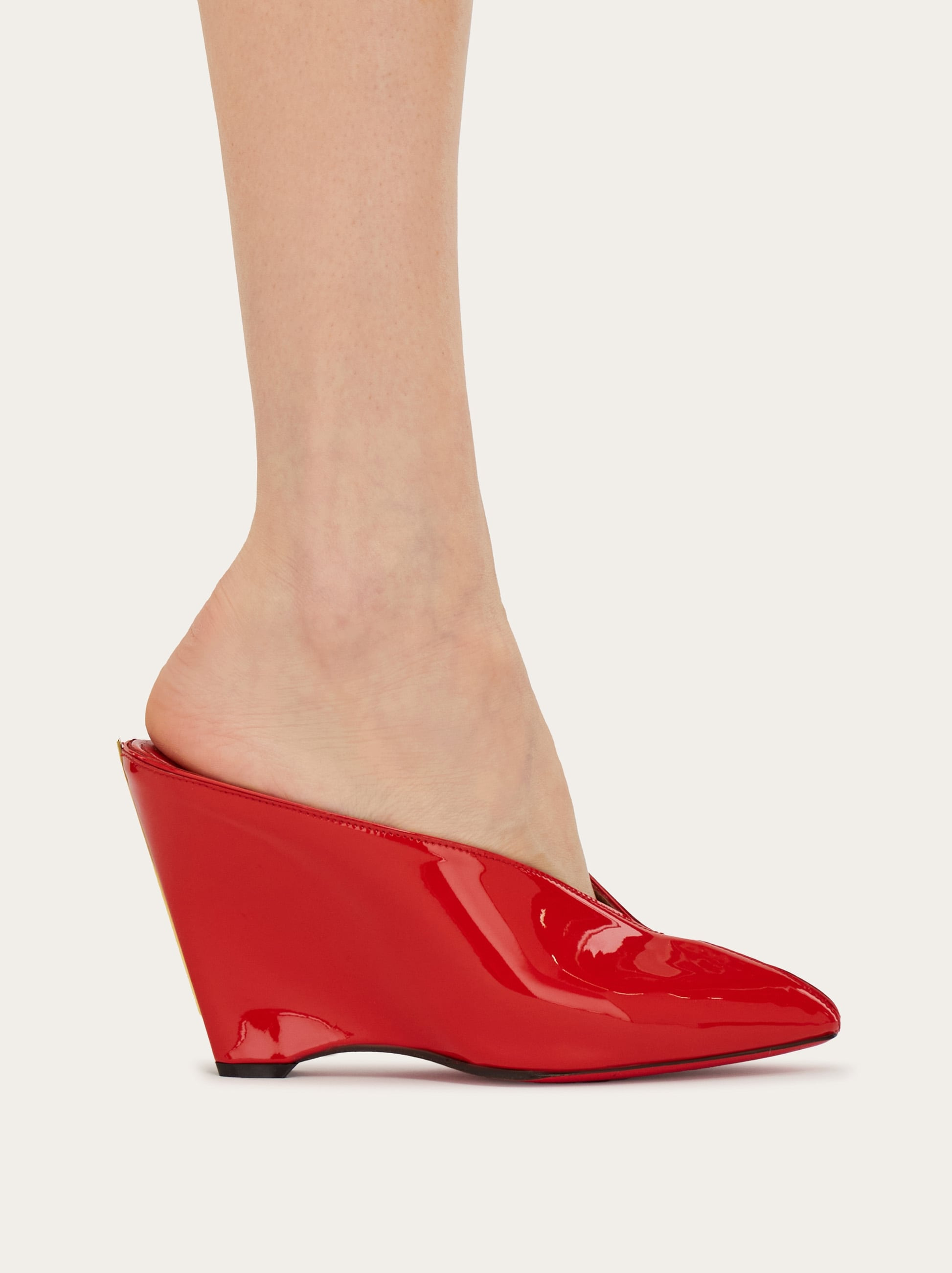 Peep toe mule - 4