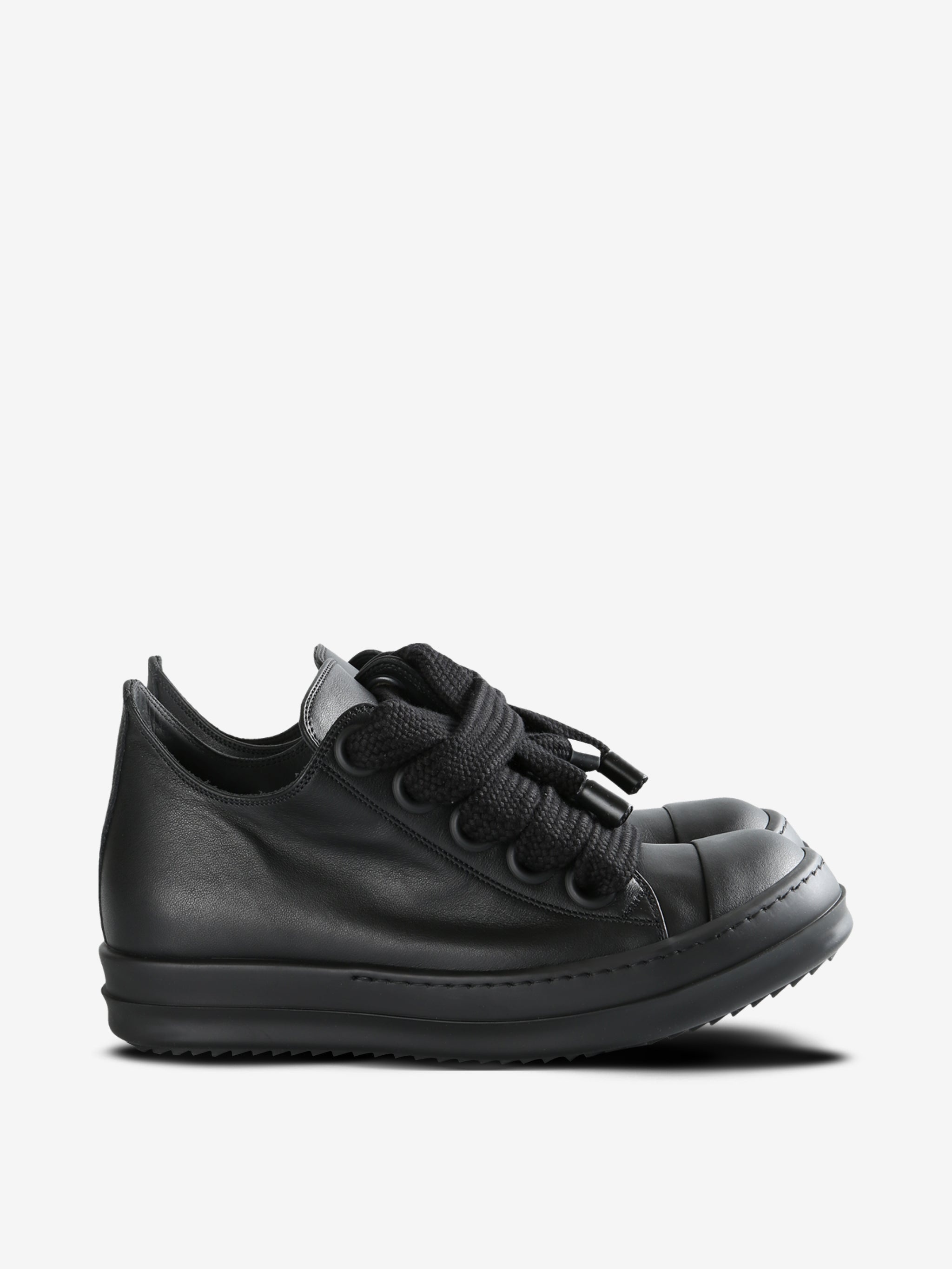 RICK OWENS - Women Scarpe In Pelle Jumbolace Low Sneakers - 1