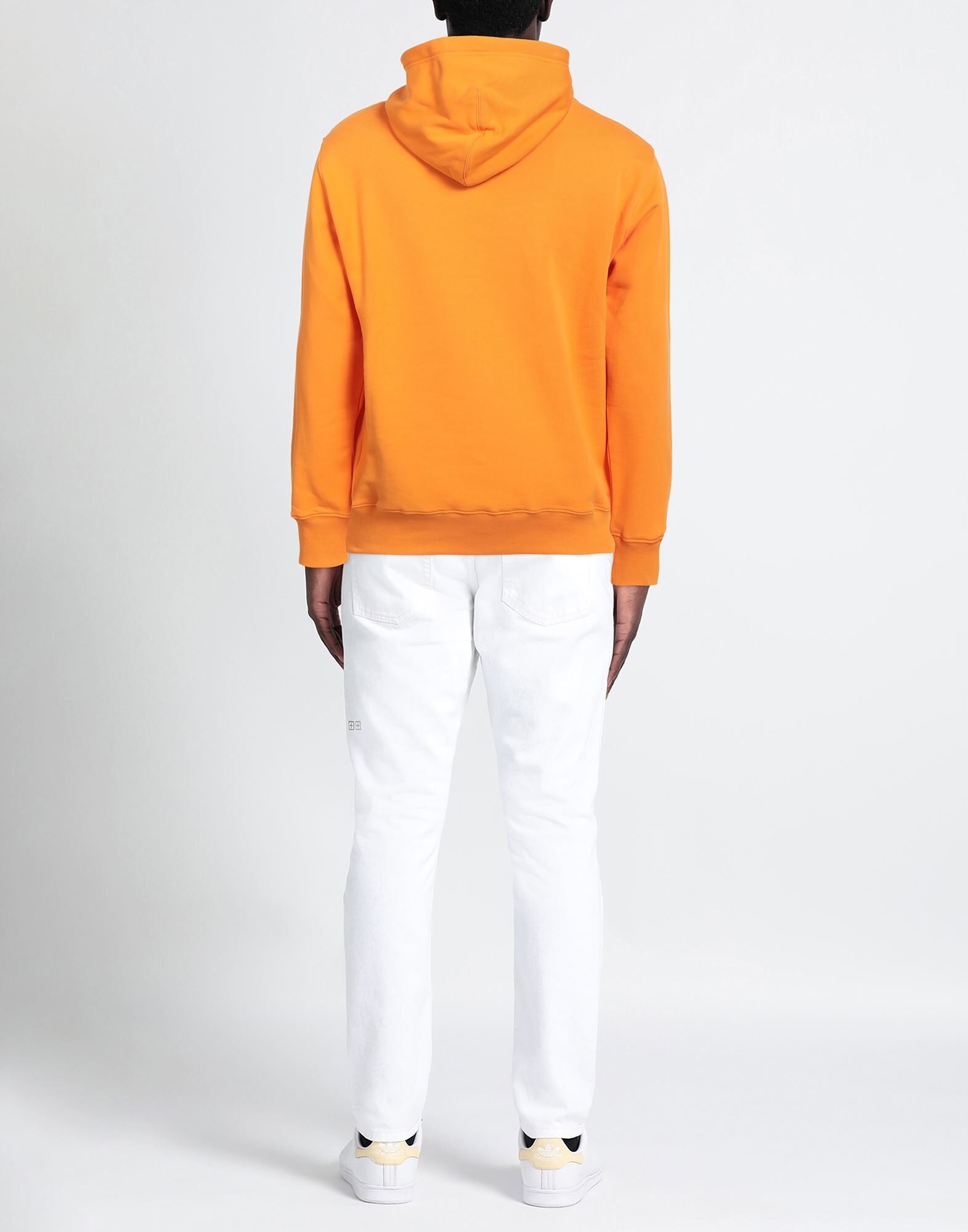 Orange Men's Hooded Sweatshirt - 3