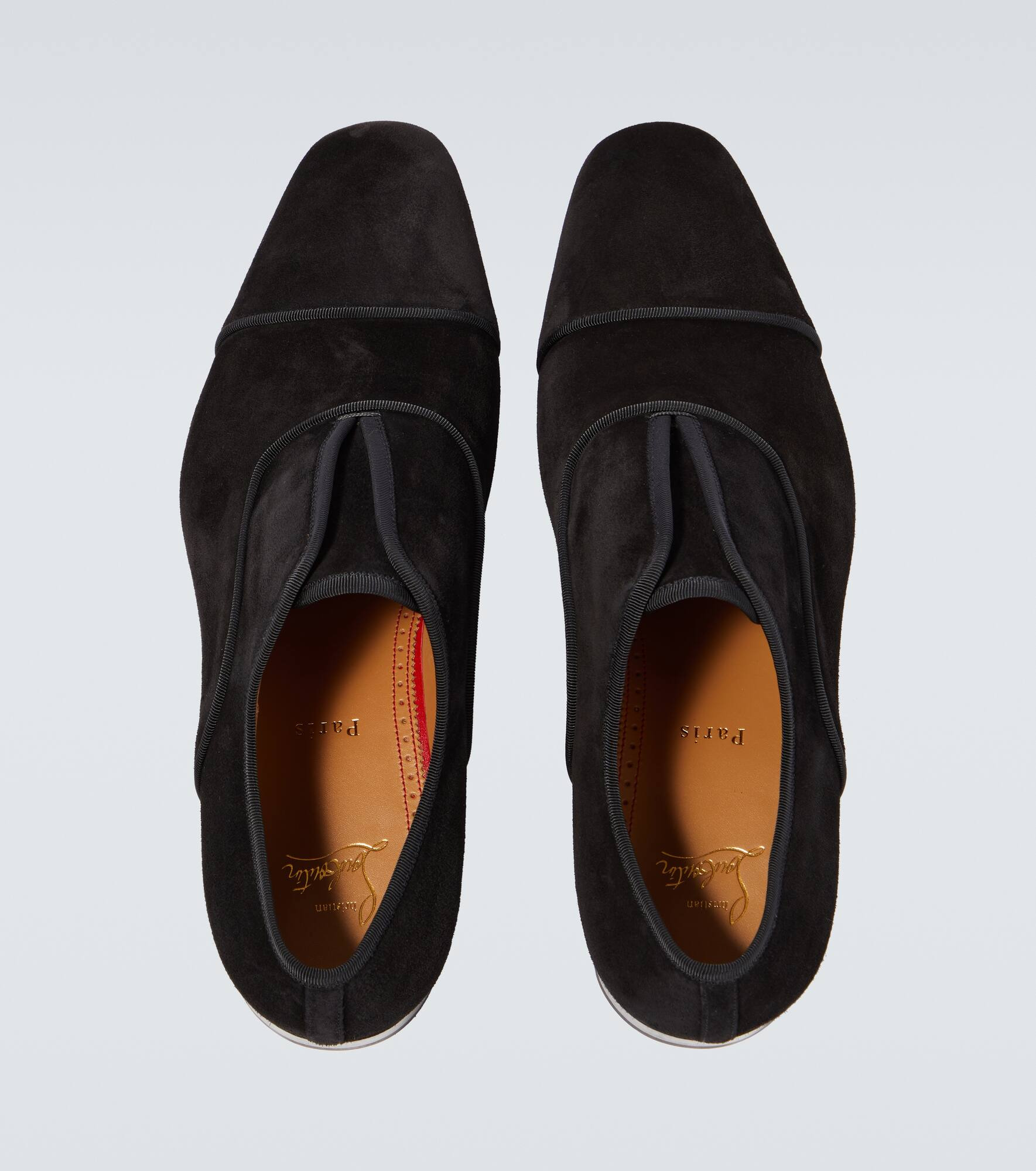 Alpha Male velour Oxford shoes - 4