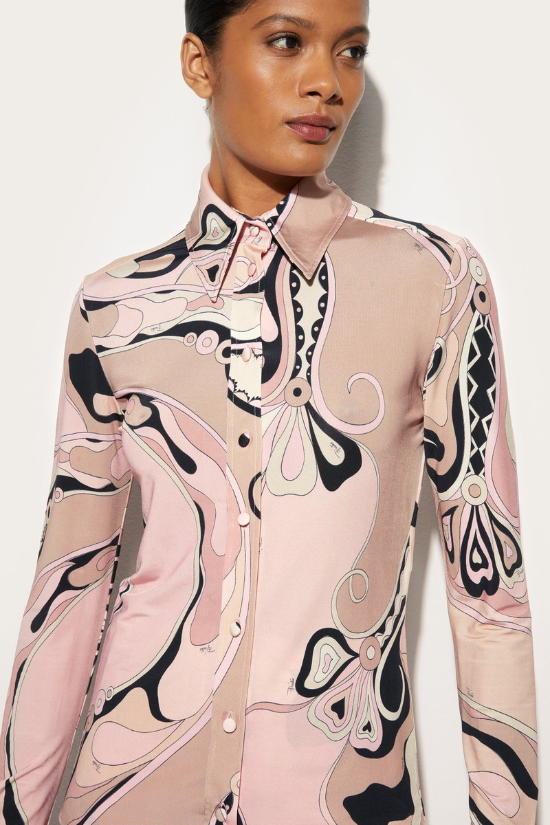 PUCCI ORCHIDEE FITTED BUTTON DOWN SHIRT outlook