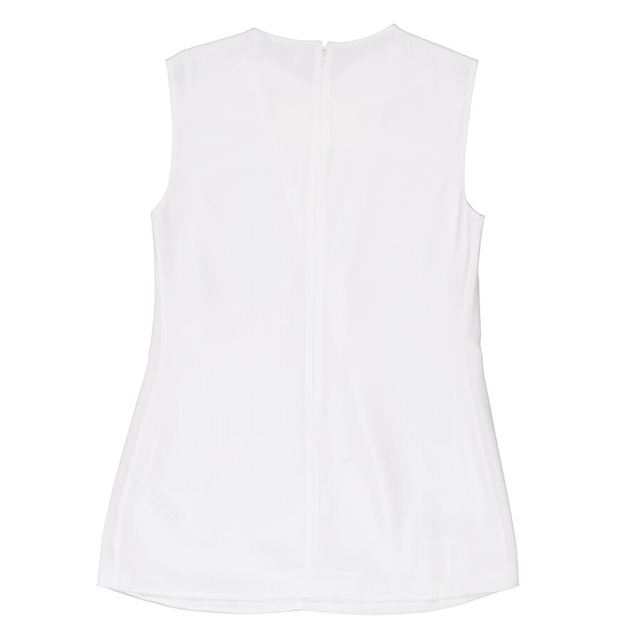 Burberry Draped Satin-back Crepe Top - 7