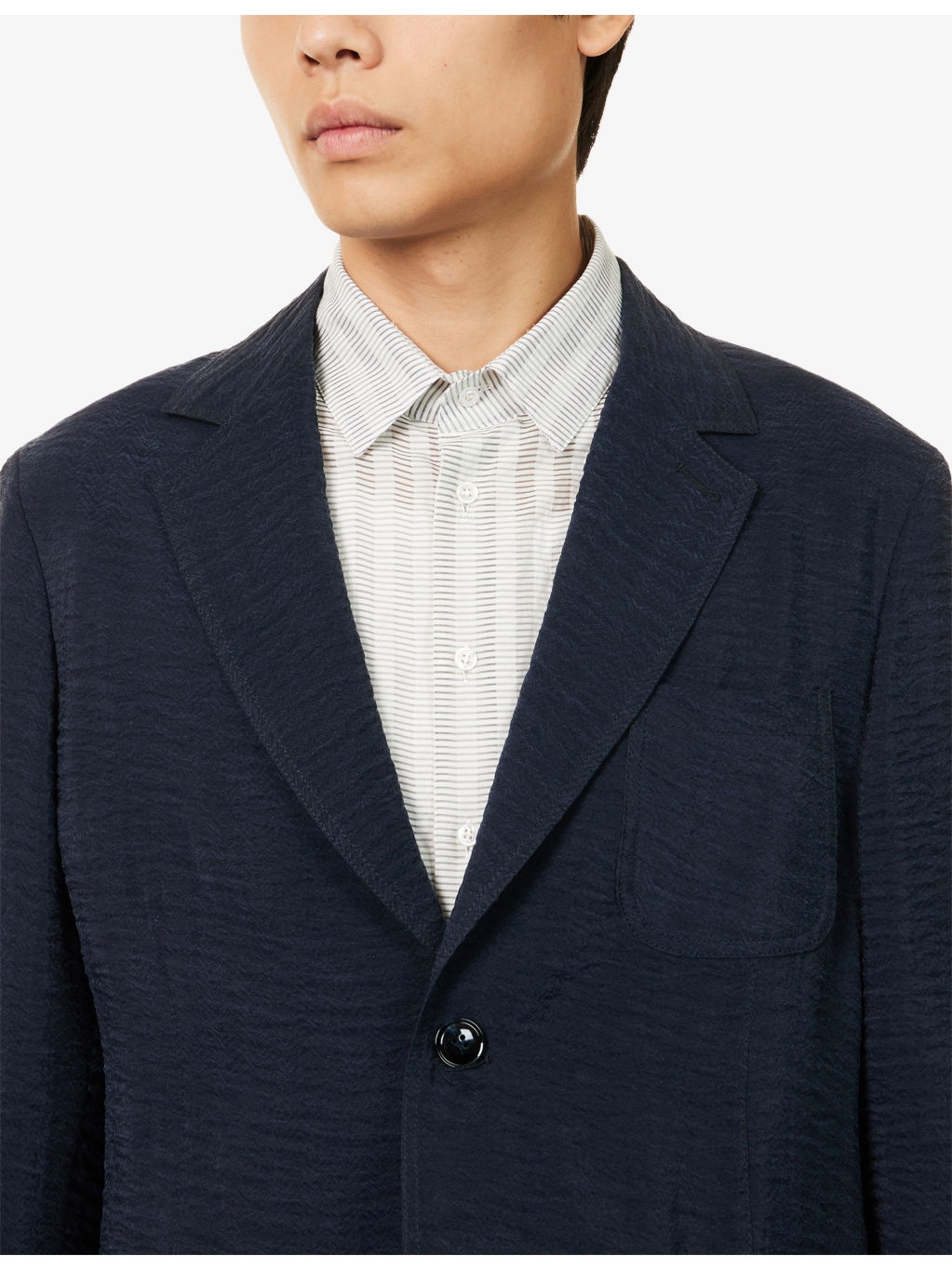 Graphic-Print Long-Sleeve Woven Jacket - 6