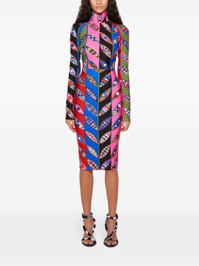 PUCCI Girandole-print high-neck top outlook