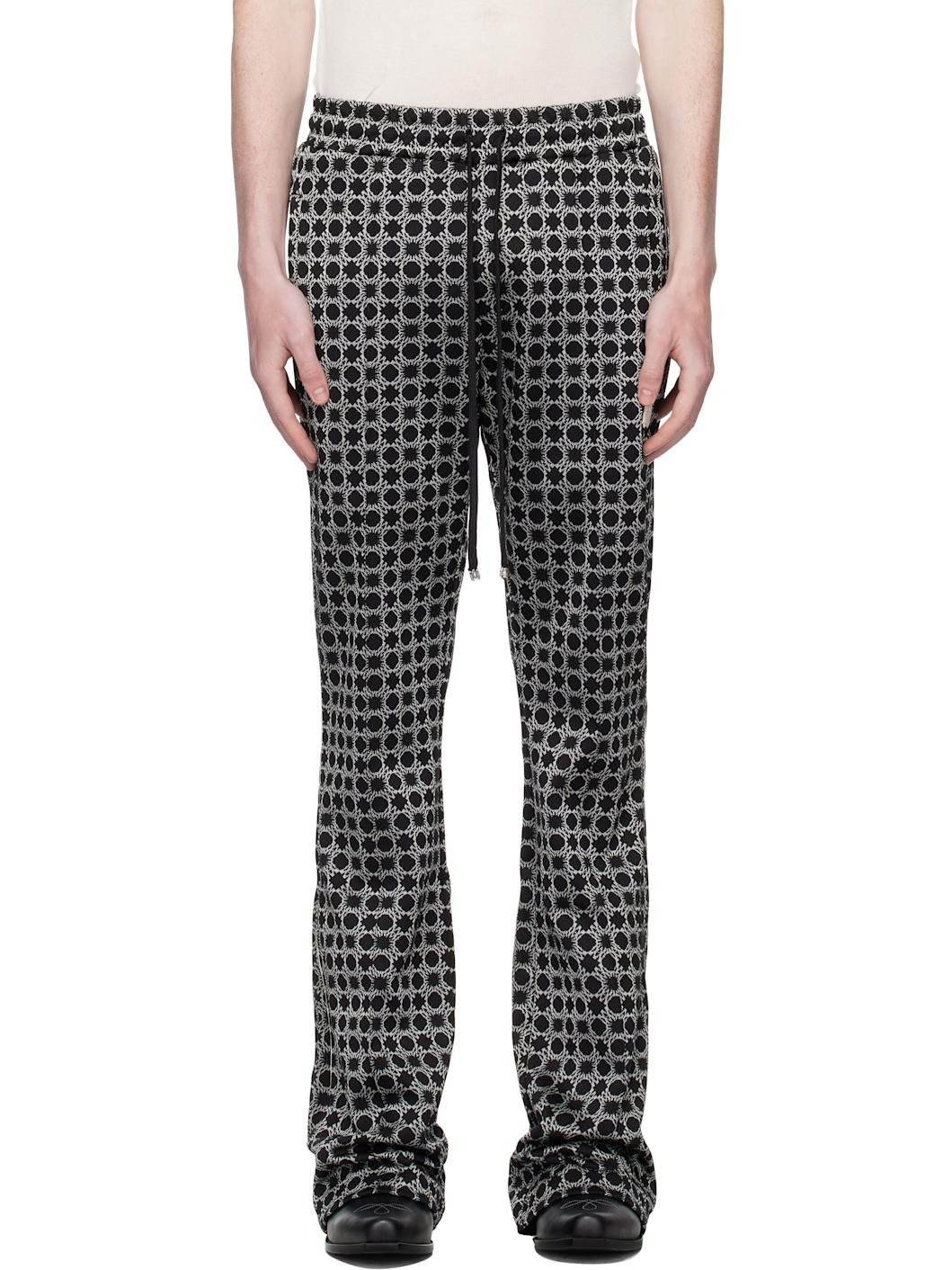 Black MA Quad Flare Track Pants - 1