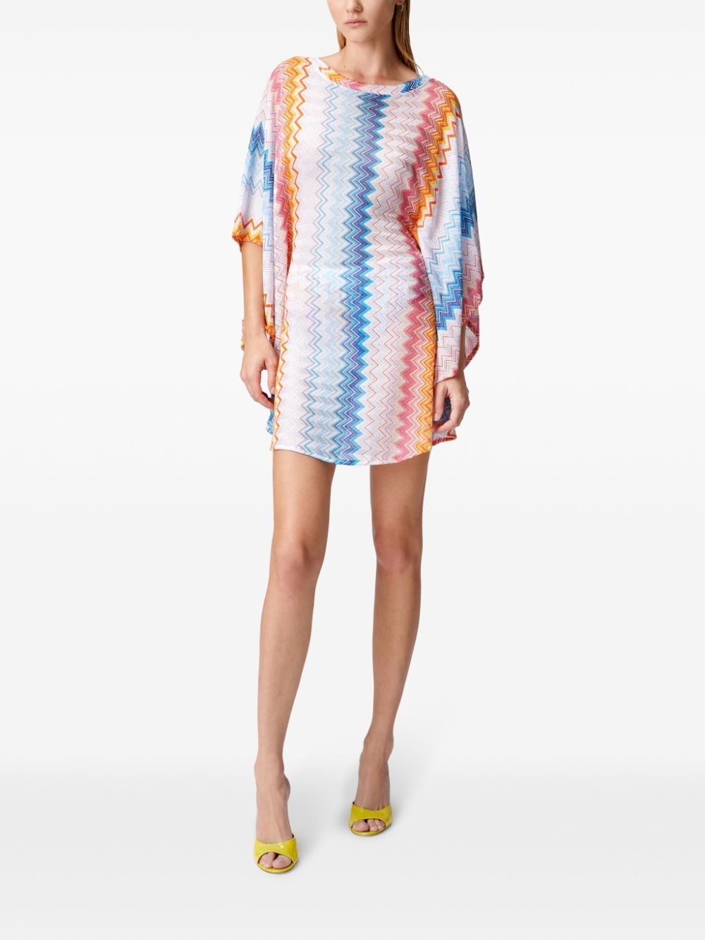 zigzag mini dress - 3