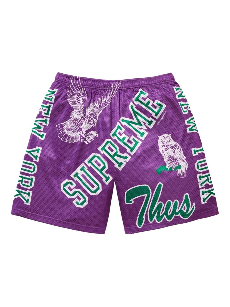 Varsity mesh shorts - 1