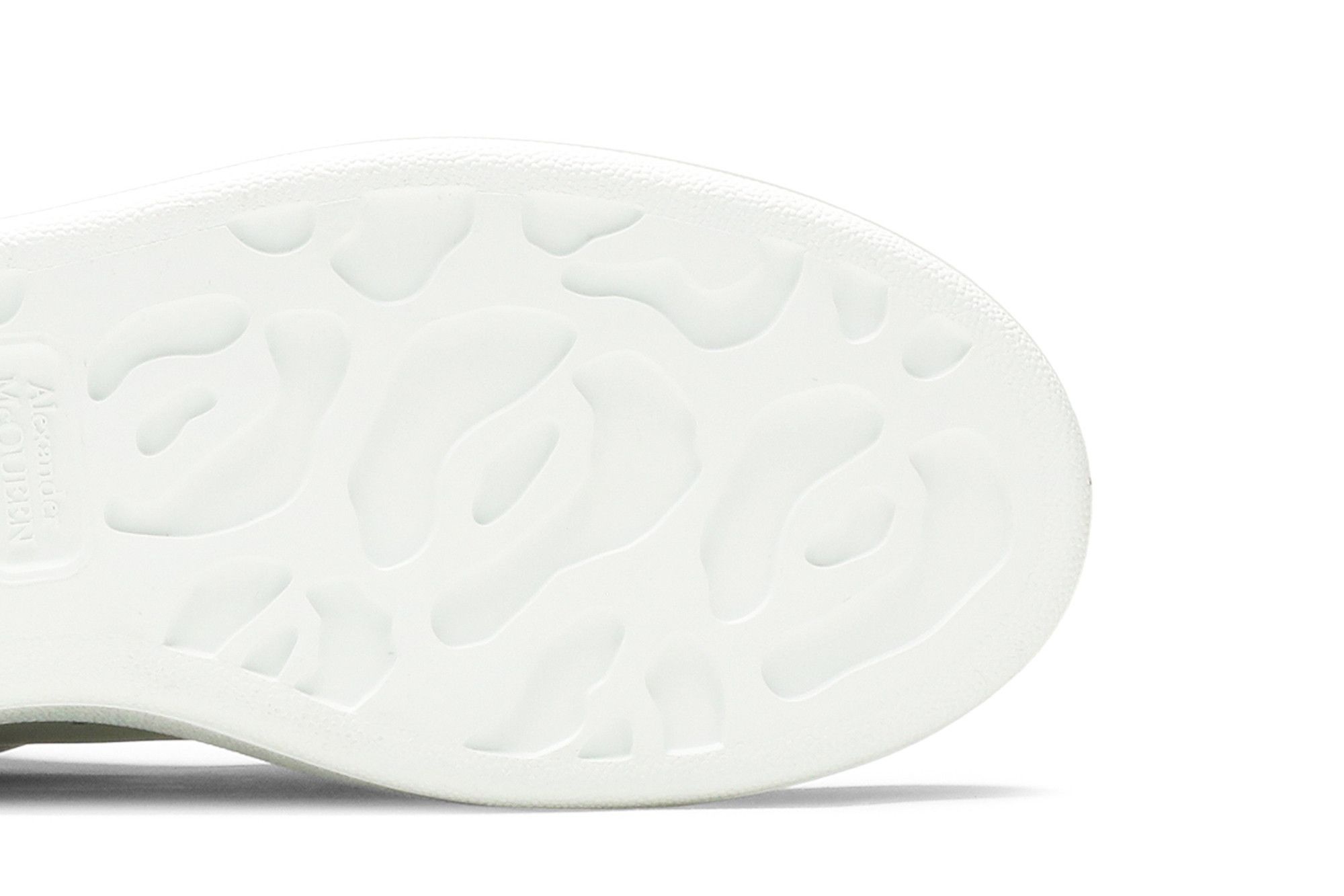 Alexander McQueen Wmns Oversized Sneaker 'White Pink Glitter' - 5