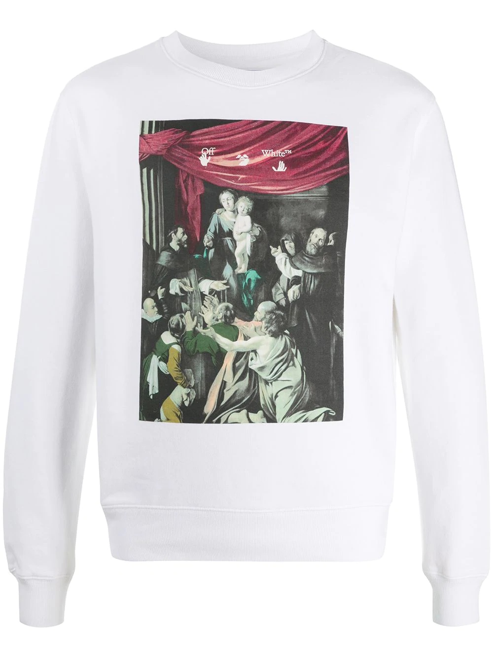 Caravaggio print sweatshirt - 1