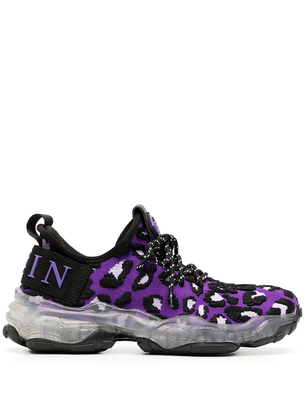 Runner leopard-print sneakers - 1