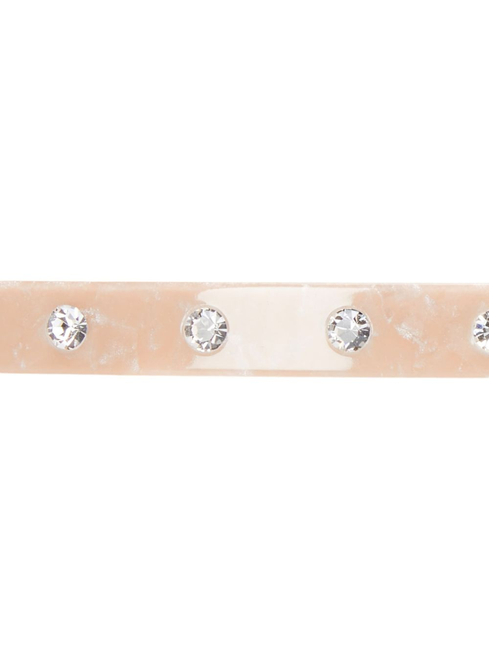 crystal-embellished hair slide - 2