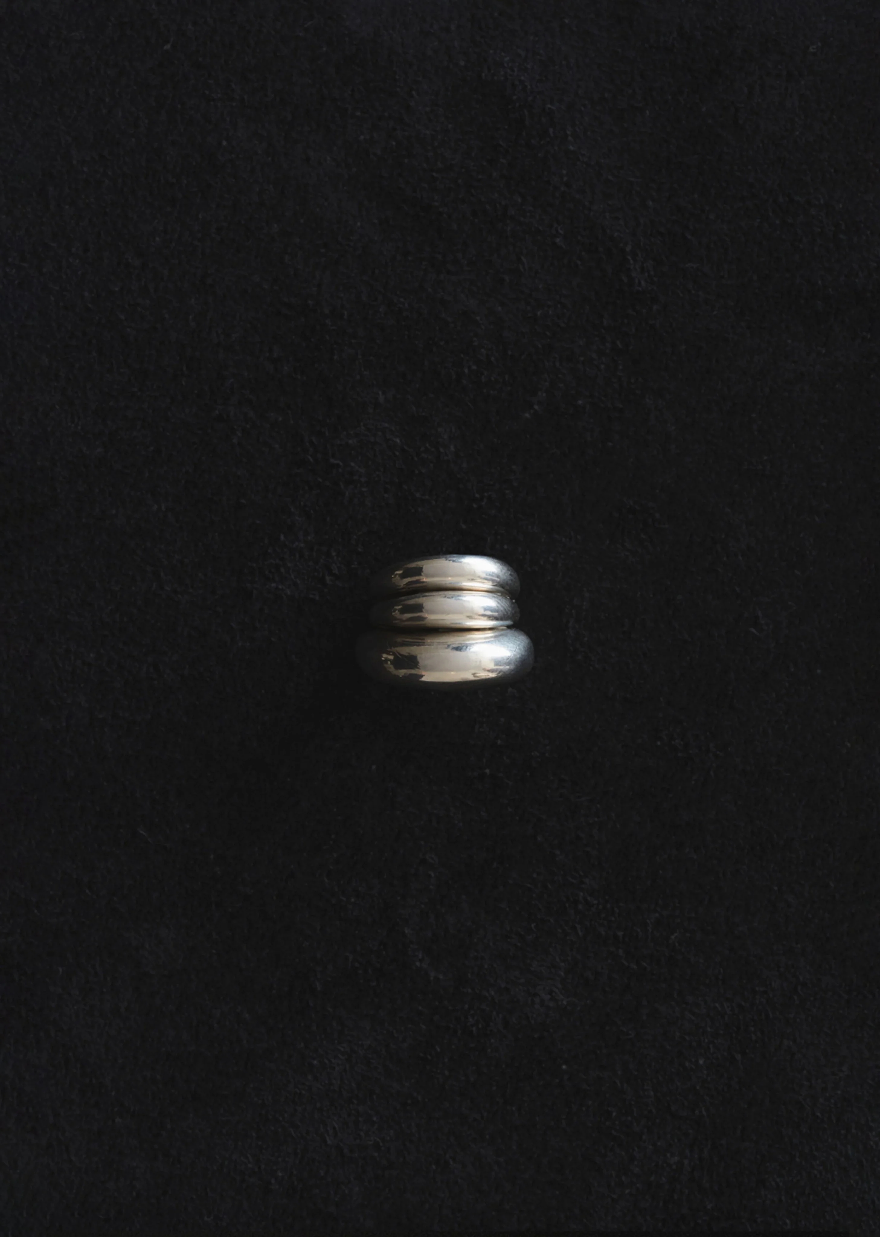 Stacking Silver Rings, Set of Three - 1