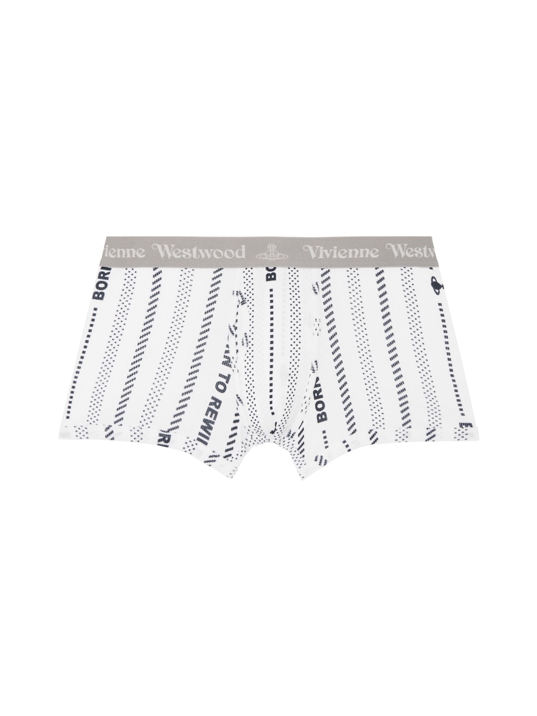 White Printed Boxers - 1