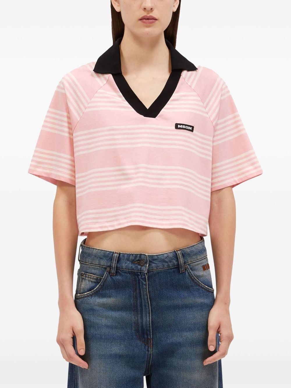 striped polo shirt - 3