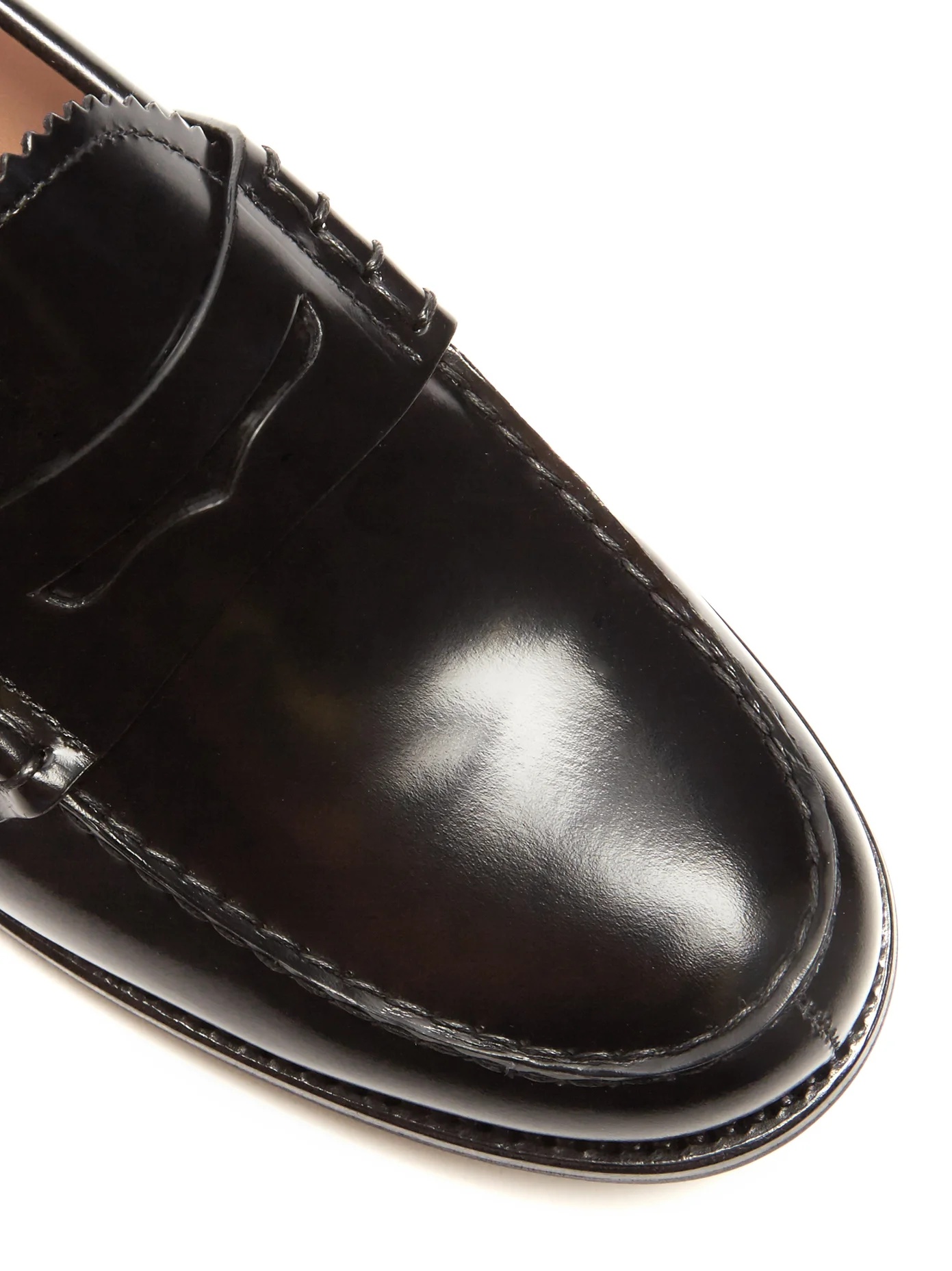 Pembrey leather penny loafers - 6