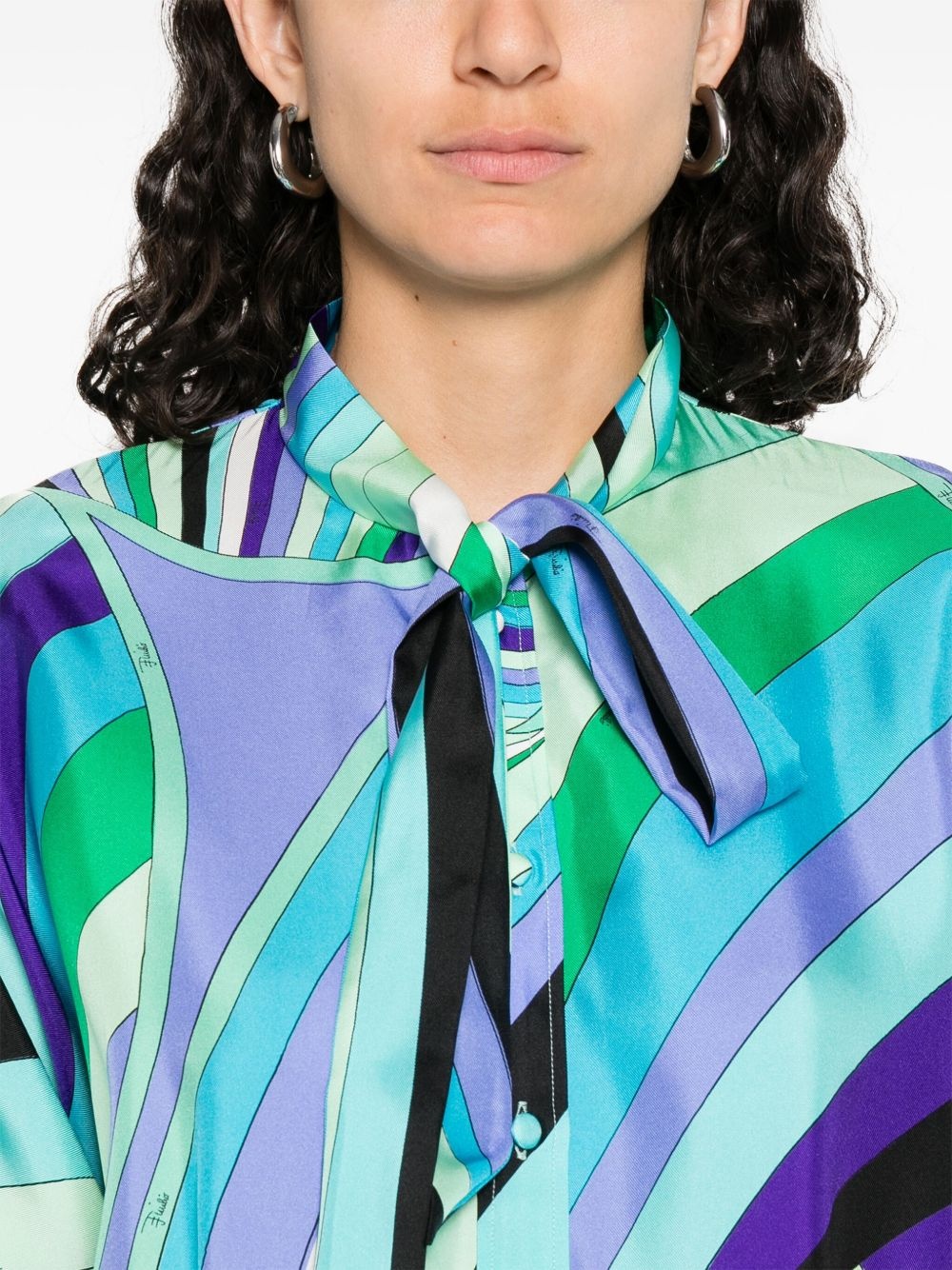 abstract-pattern dress - 5