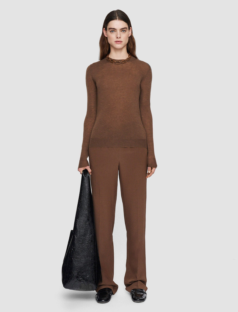 JOSEPH Cashair Round Neck Jumper outlook