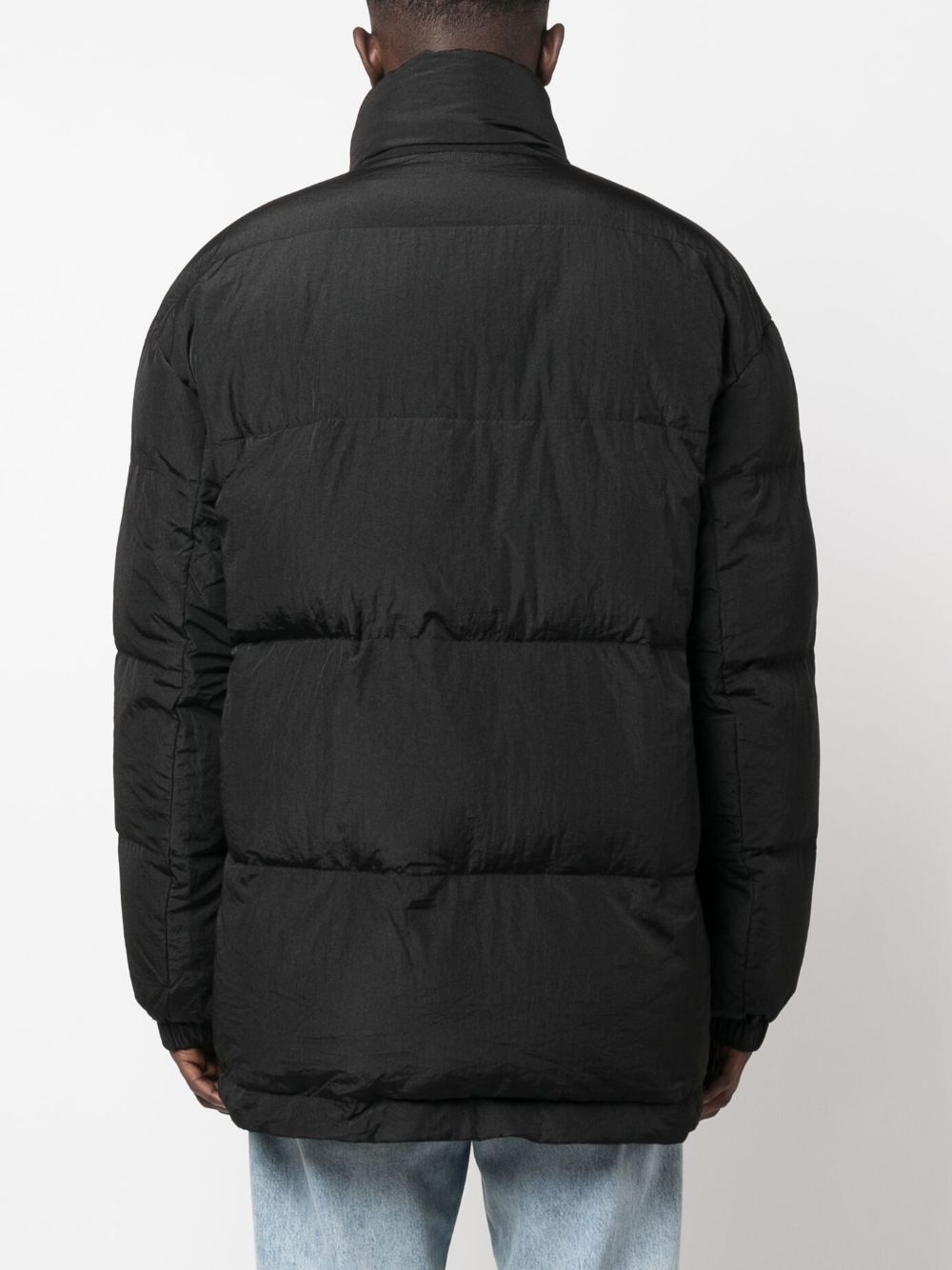 padded high-neck jacket - 4