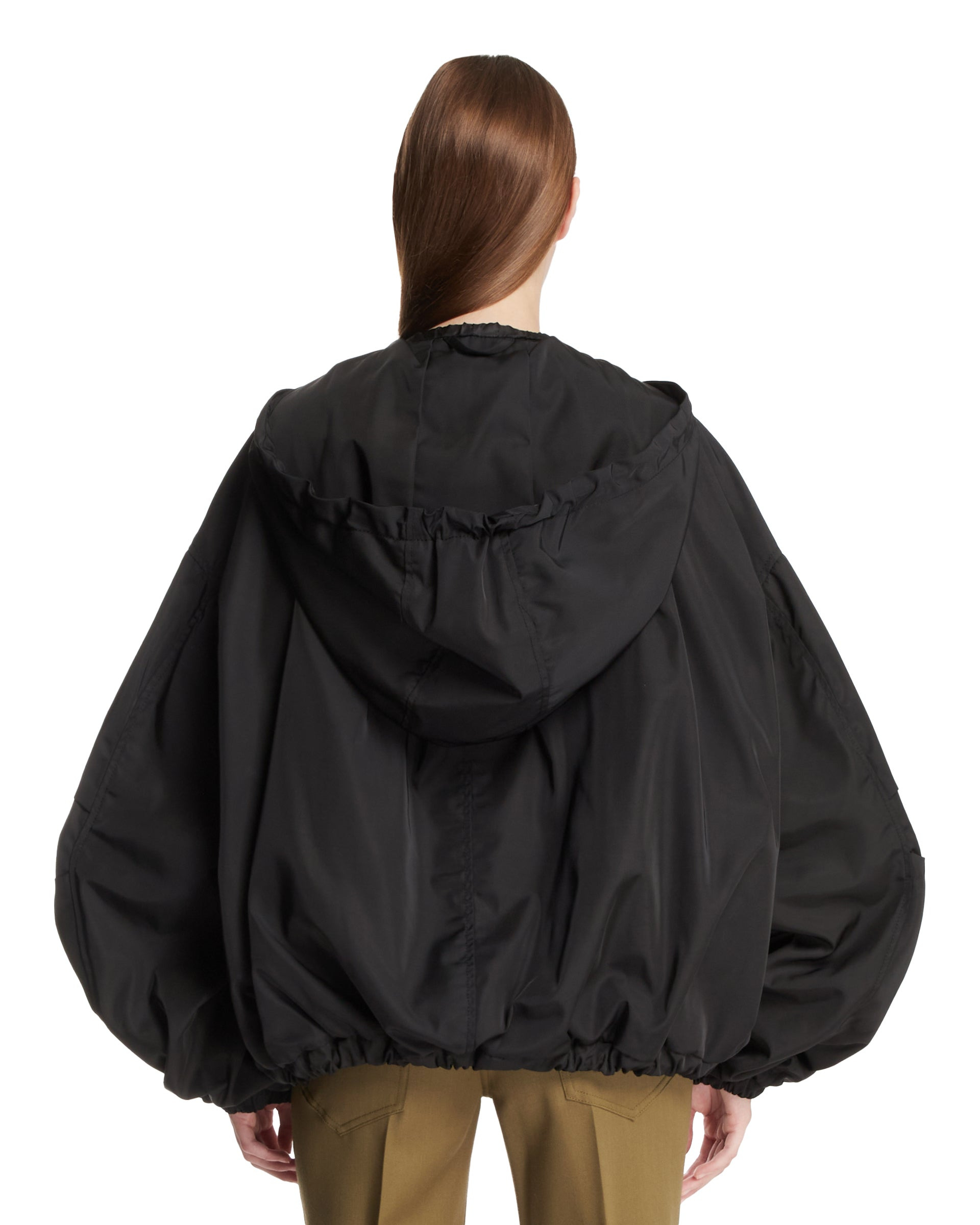 Black Nylon Bomber - 3