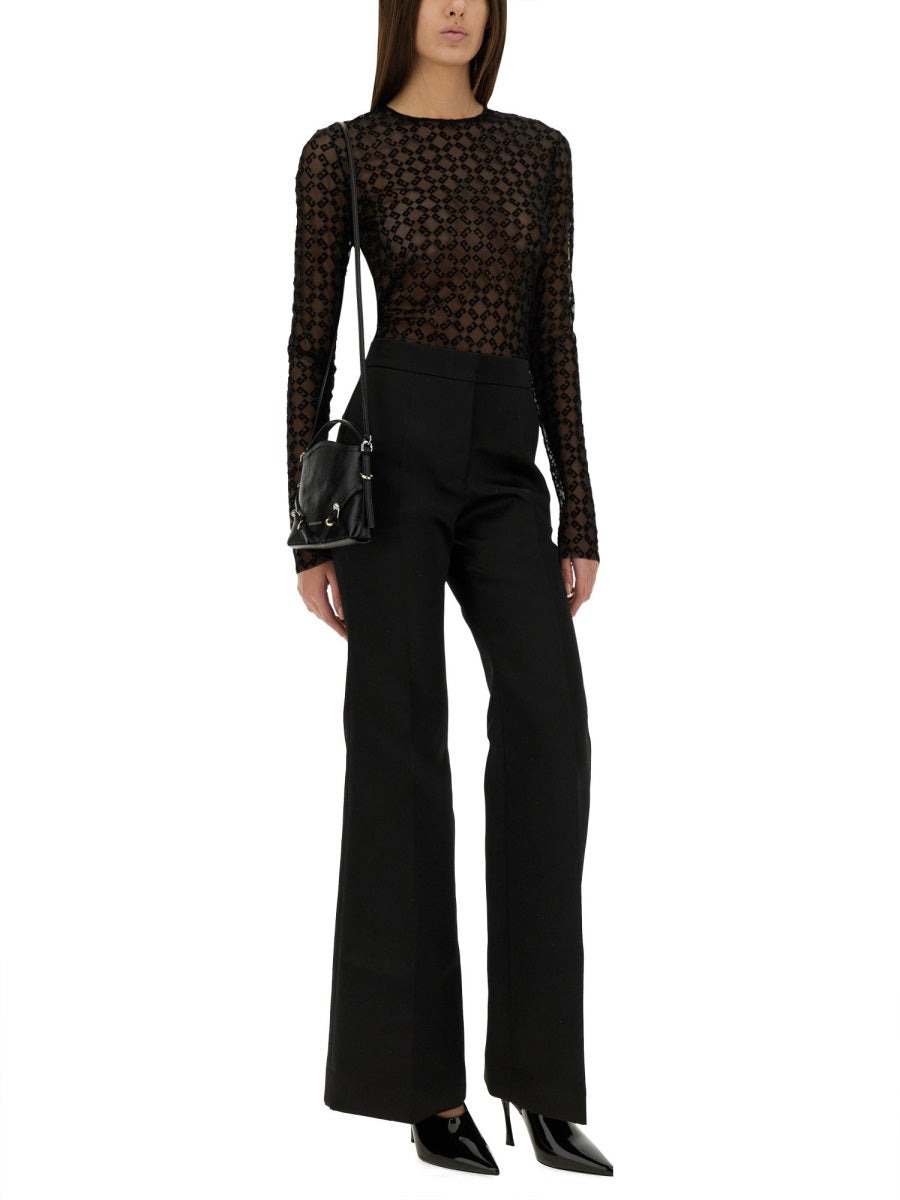 Givenchy Women Monogram Tulle Bodysuit - 2