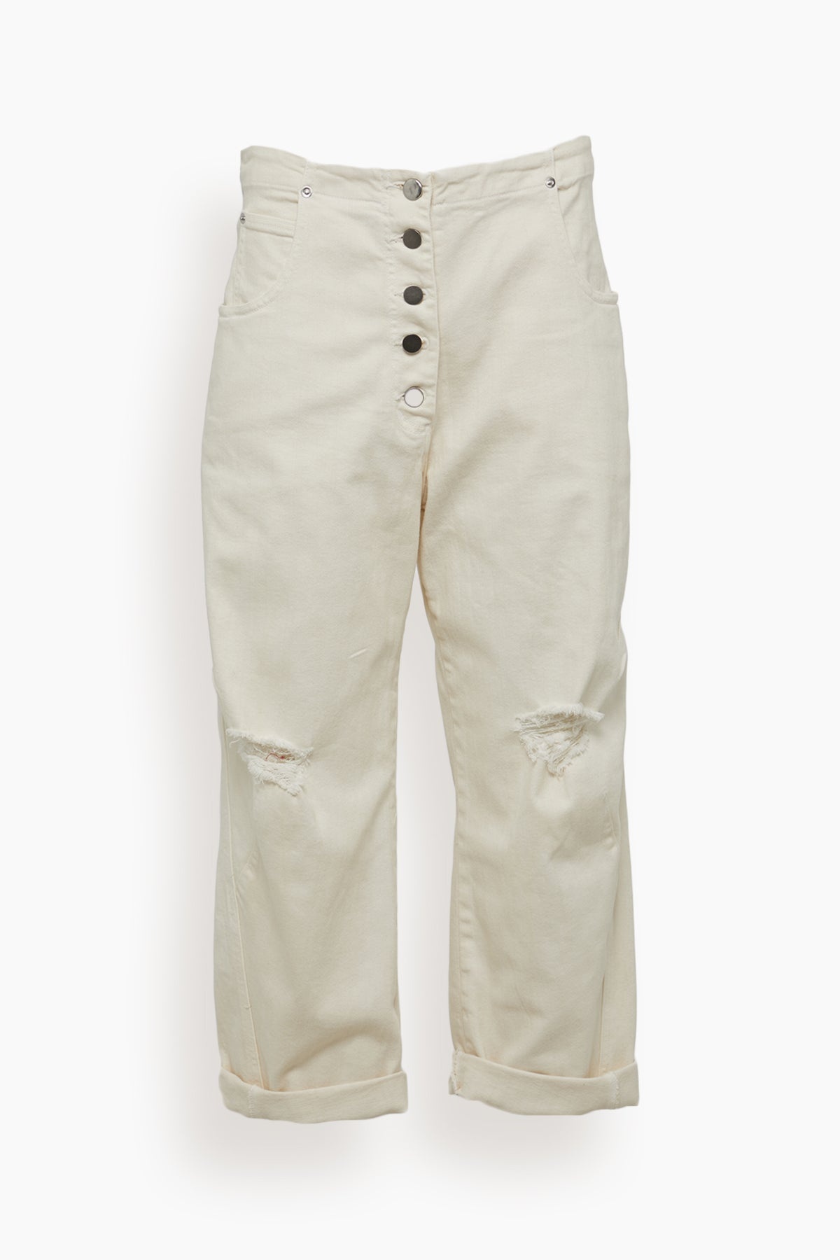 Wilkes Pant in Dirty White - 1