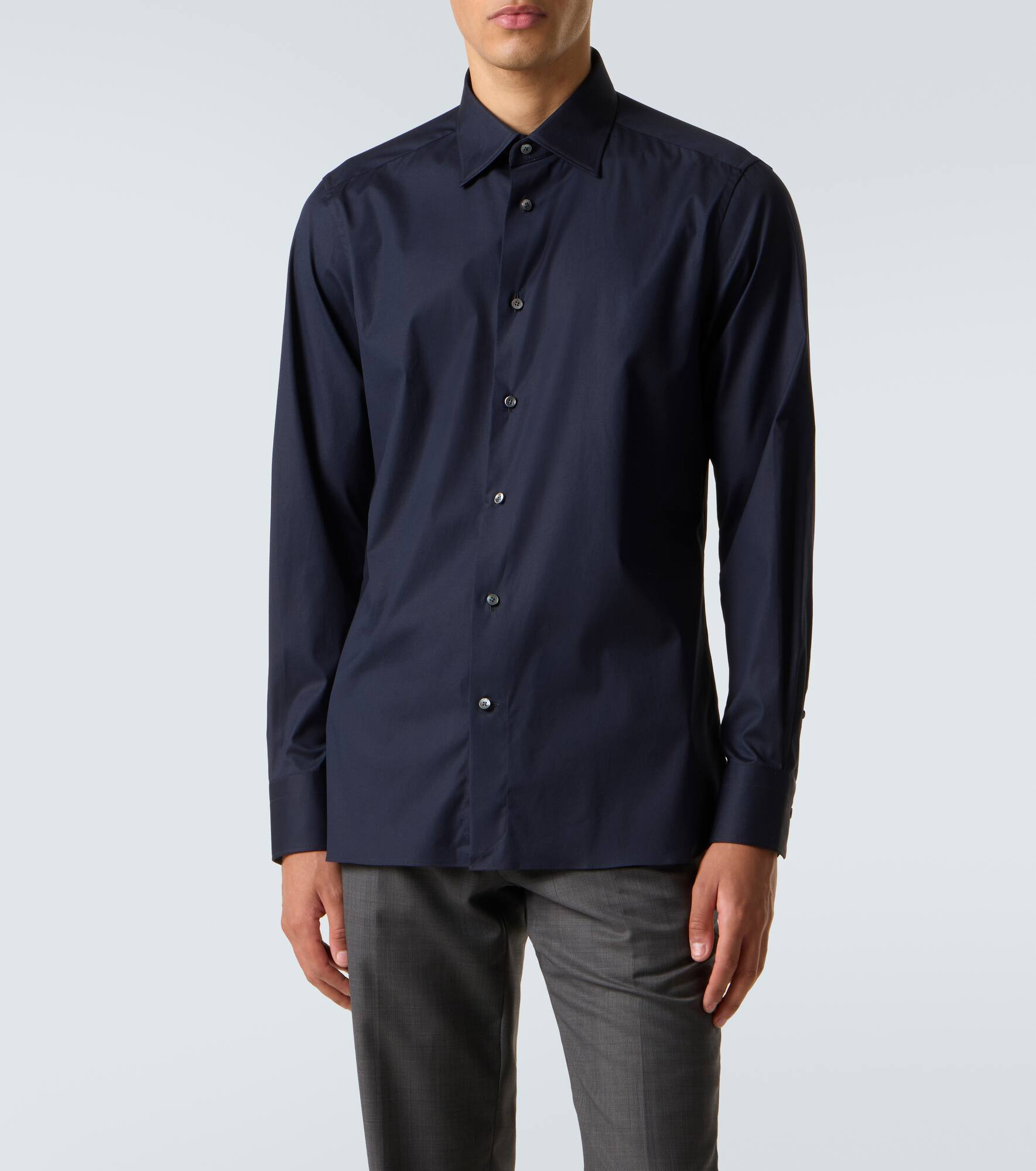 Cotton-blend shirt - 3