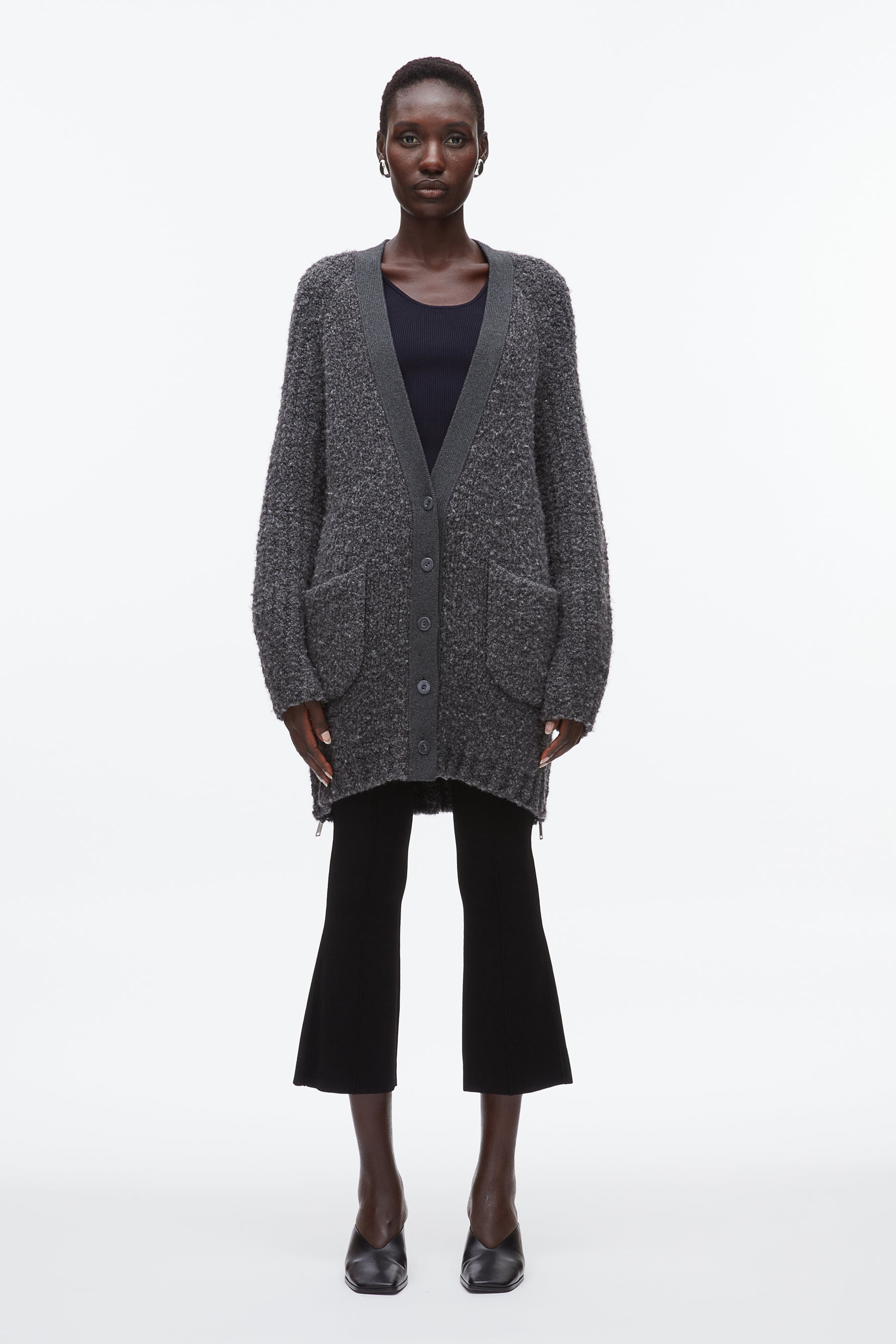 Boucle Cardigan Coat - 2