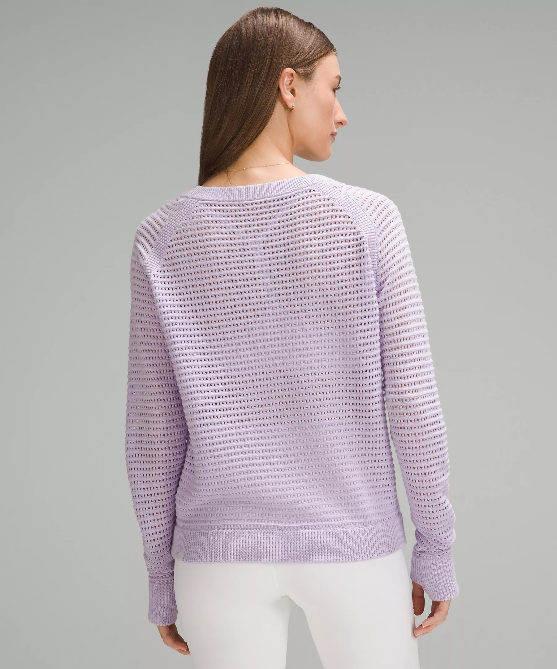 Pointelle-Knit Cotton Sweater - 3