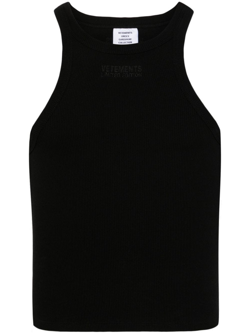 ribbed-knit tank top 1