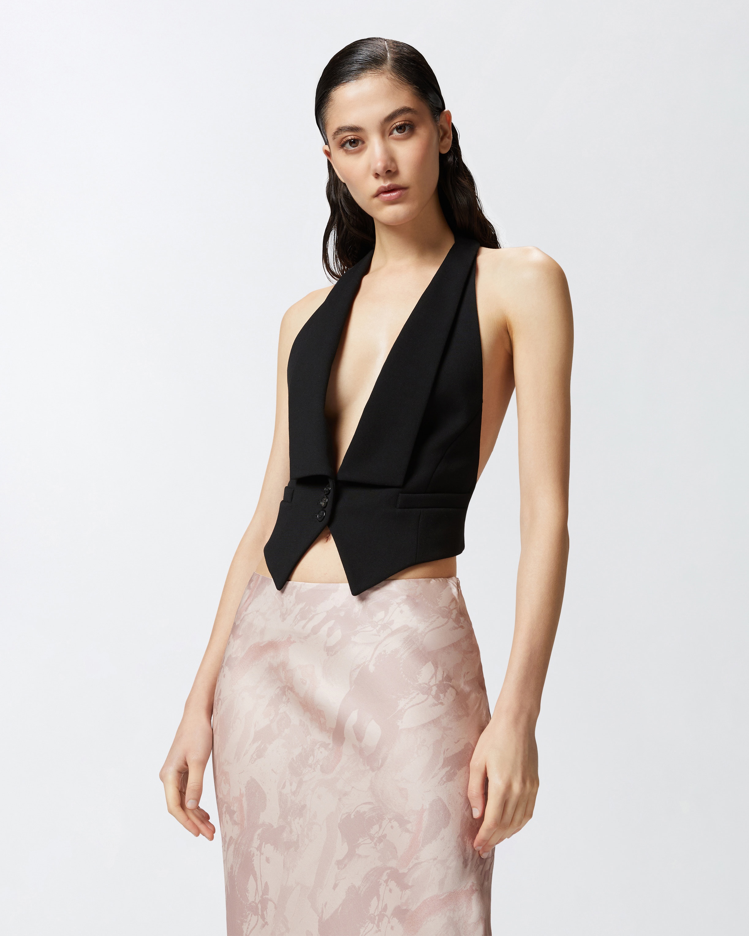 REIMAGINE BY PINKO X PATRICK MCDOWELL WAISTCOAT WITH OPEN BACK - 2