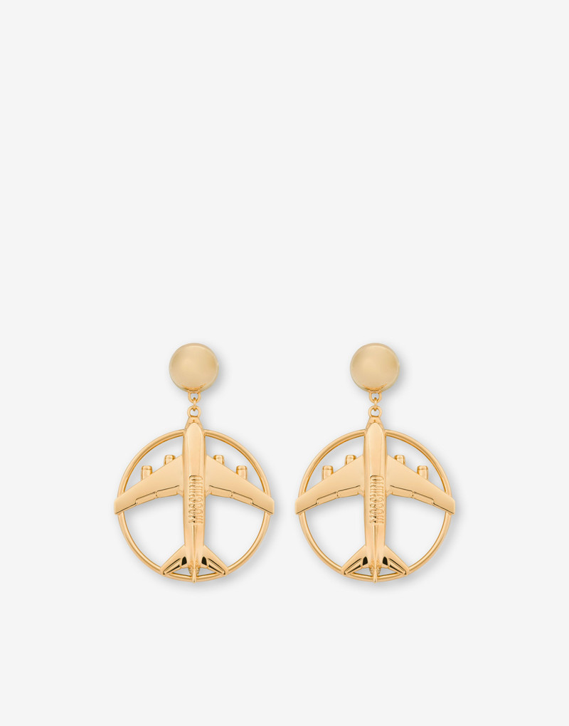 MOSCHINO AIRPLANES DROP EARRINGS 1