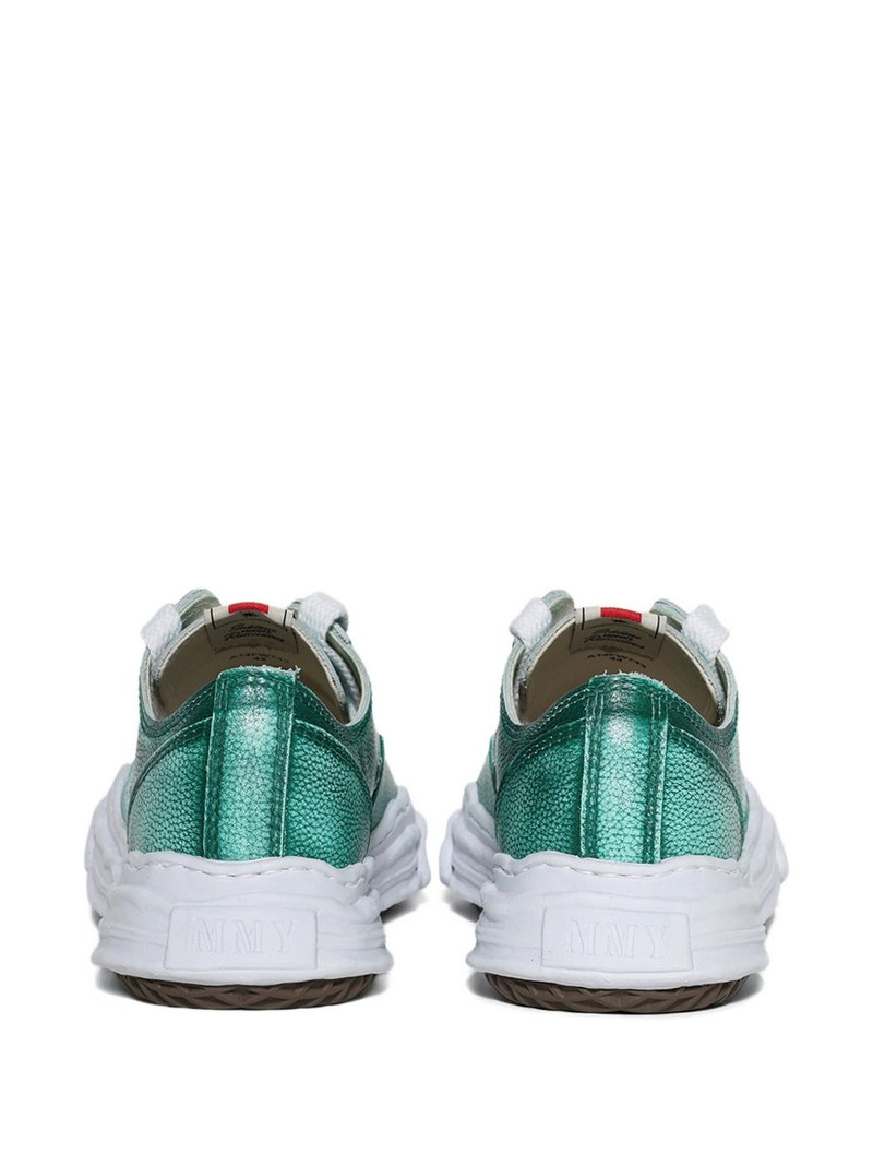 Maison MIHARAYASUHIRO Hank Low brushed leather sneakers outlook