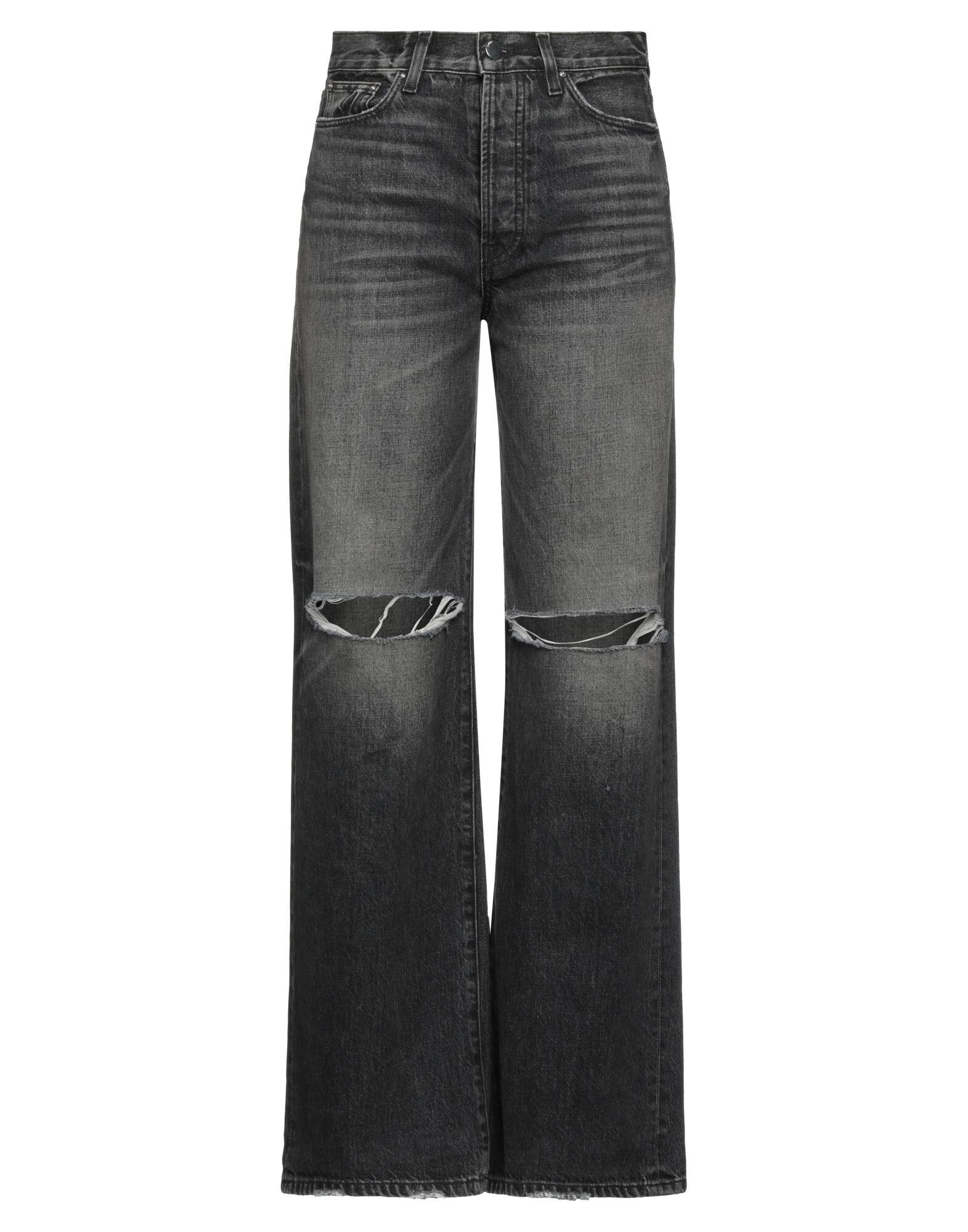 Steel grey Women's Denim Pants - 1