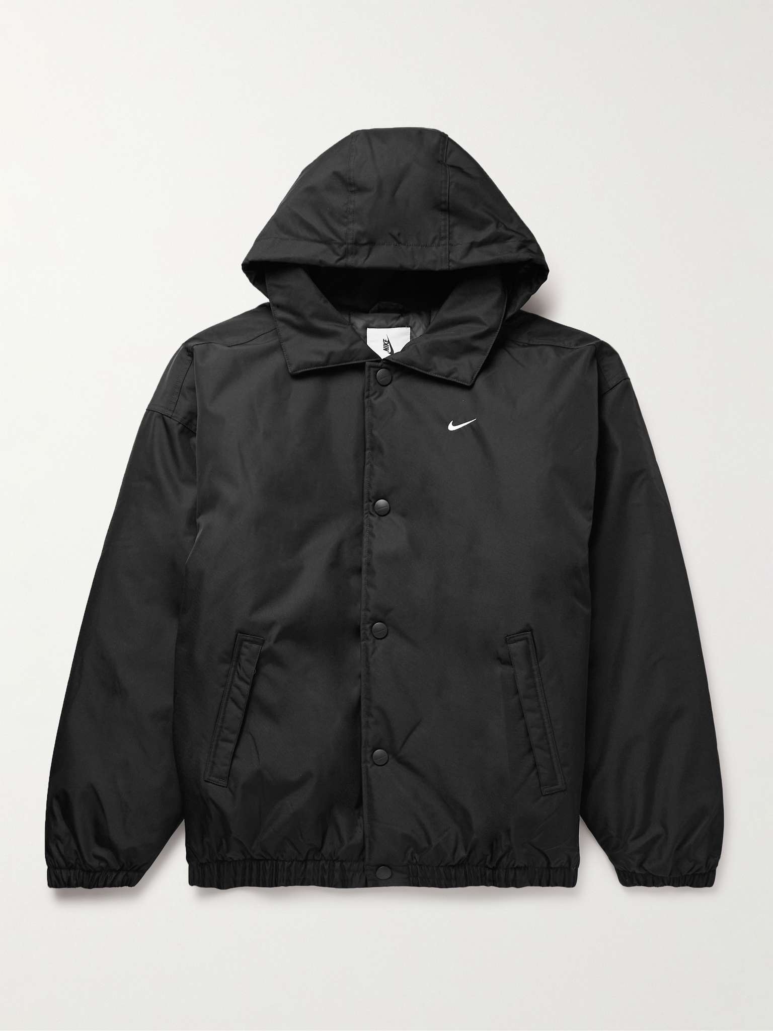 Nike Solo Swoosh Logo-Appliquéd Padded Nylon Jacket | REVERSIBLE