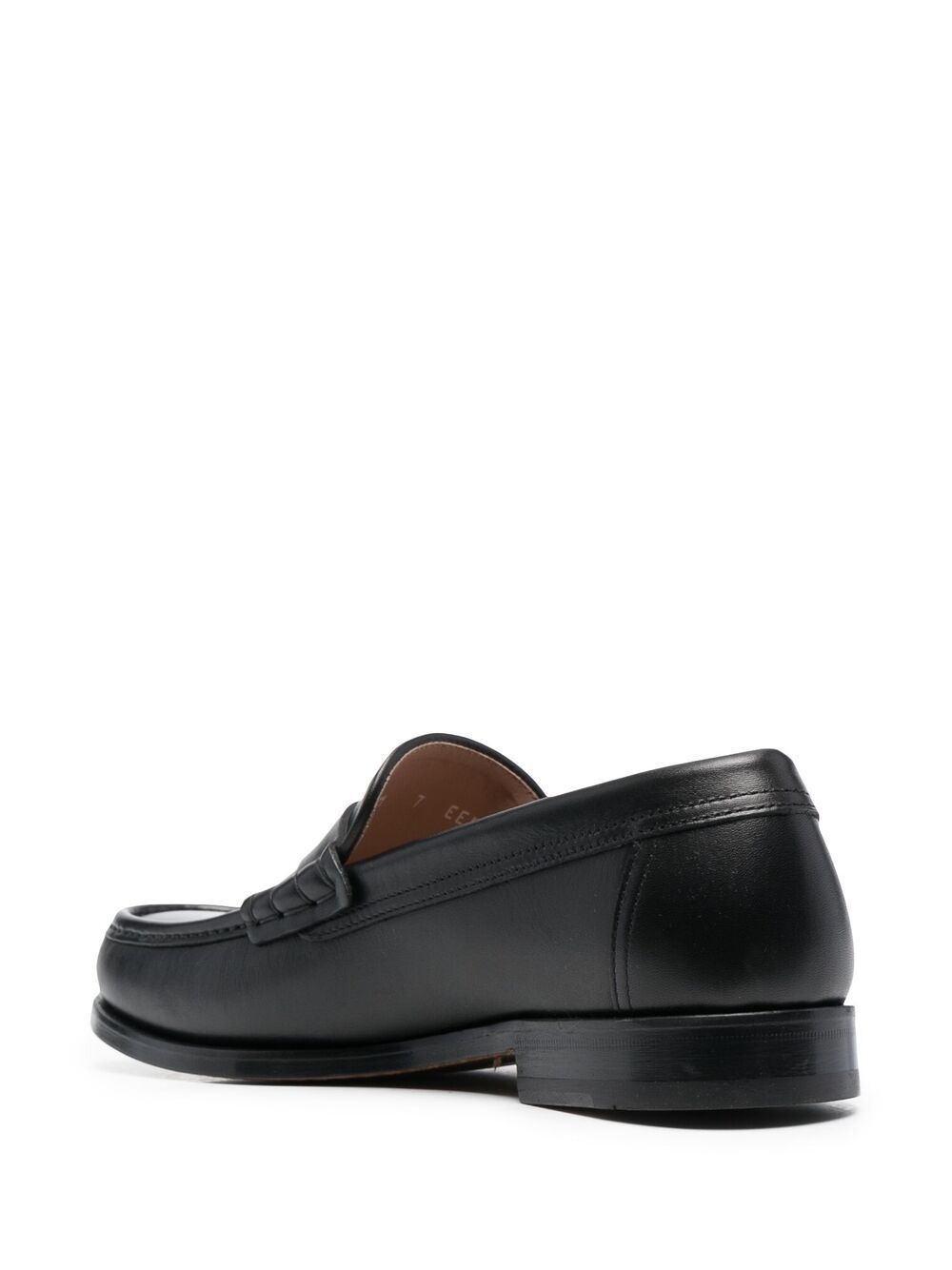 leather penny loafers - 3