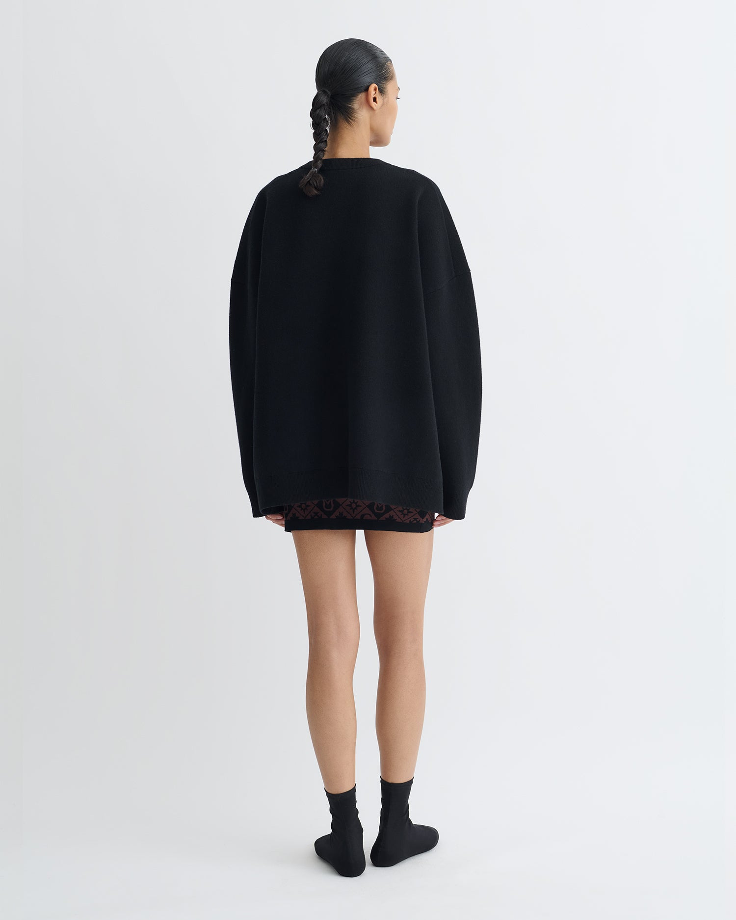 Merino and Terry Jacquard Sweater - 6