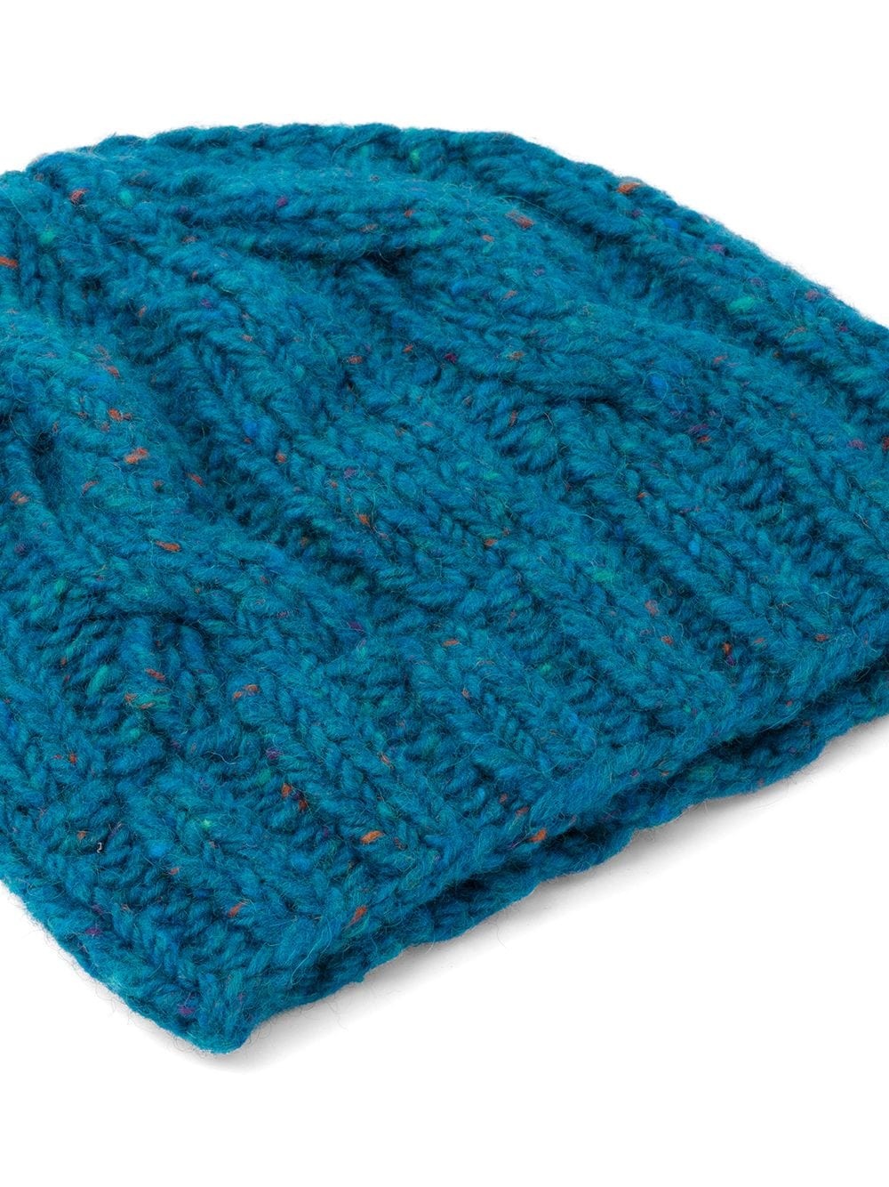 knitted wool beanie - 2