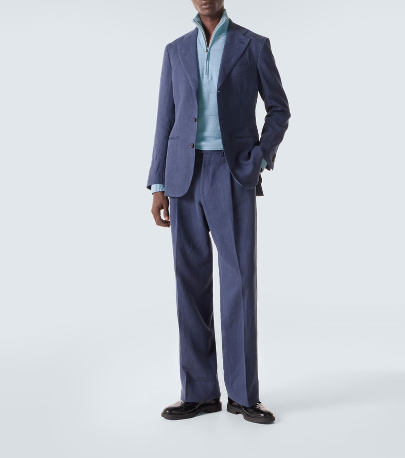 Allude Cotton and cashmere turtleneck sweater outlook