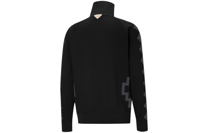 PUMA PUMA x PRONOUNCE Crossover Contrasting Colors Casual Sports Knit Jacket Black 532141-01 outlook