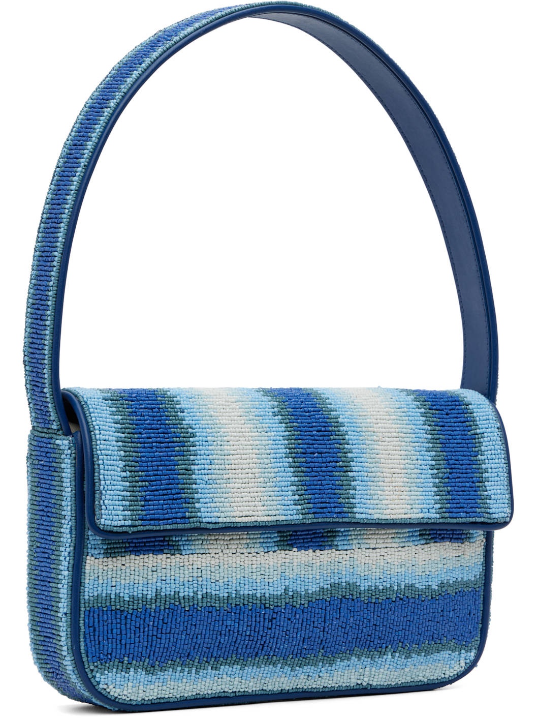 Blue Tommy Beaded Bag - 2